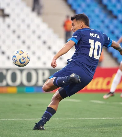 Botta fue una de las figuras de la noche.