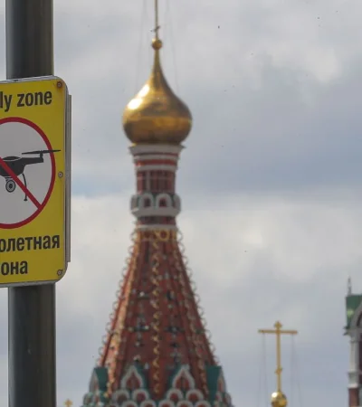 Drones atacaron Moscú.