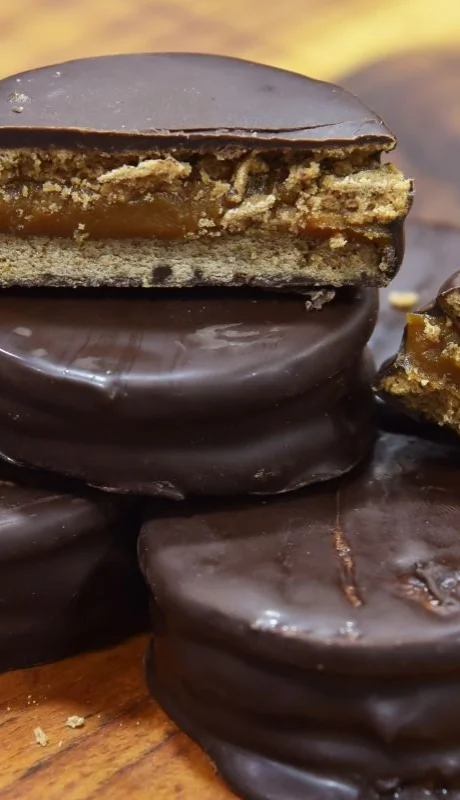 Alfajores de Chocolate.