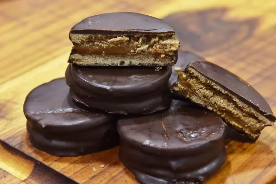 Alfajores de Chocolate.