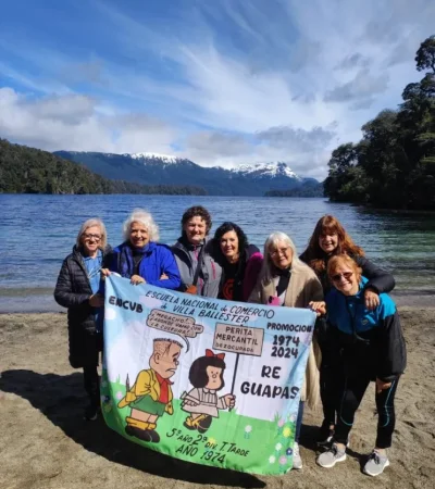 Las chicas reeditaron su viaje a Bariloche.