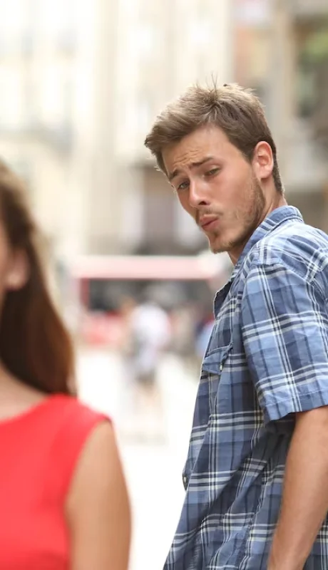 Uno de los más difundidos memes sobre infidelidad.