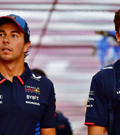 Franco Colapinto y Checo Pérez