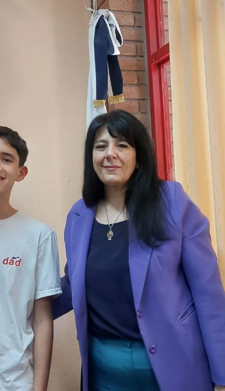 "Como escuela y universidad, siempre nos preocupamos por formar a los niños integralmente" (Nora Marlia)