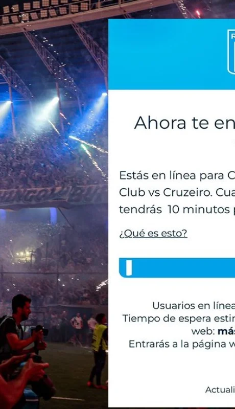 Cerca de 300 mil personas hicieron fila virtual para adquirir las entradas,
