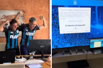 ¡Todo por Racing! Más de cinco pantallas para comprar una entrada