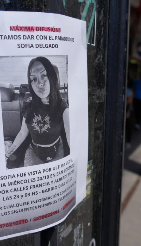 La sociedad se movilizó con el objetivo de hallar a la chica. Foto: web