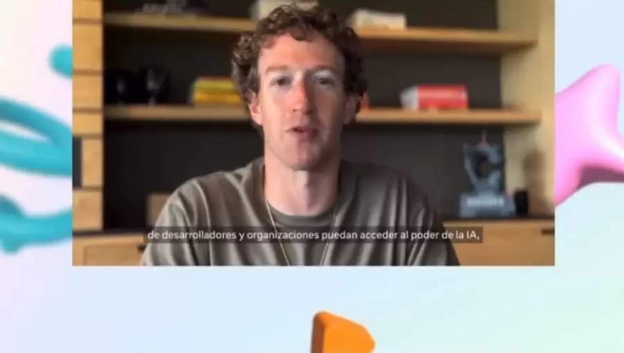 Mensaje de Mark Zuckerberg a Javier Milei.