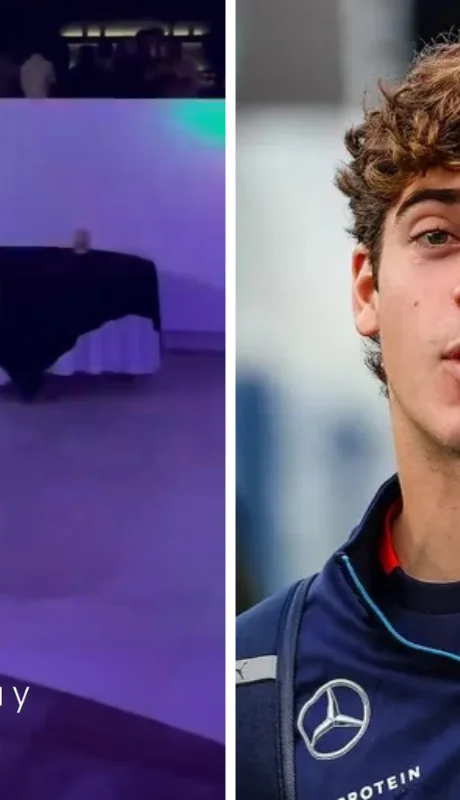 Se robó la atención del público por su parecido a Franco Colapinto.