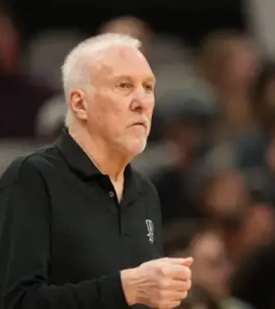 Gregg Popovich, el histórico DT de los Spurs.