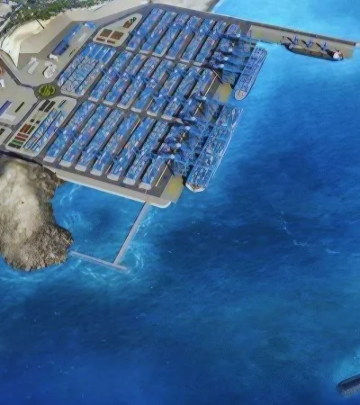 El megapuerto de Chancay, en Perú, fue construido con capitales chinos.