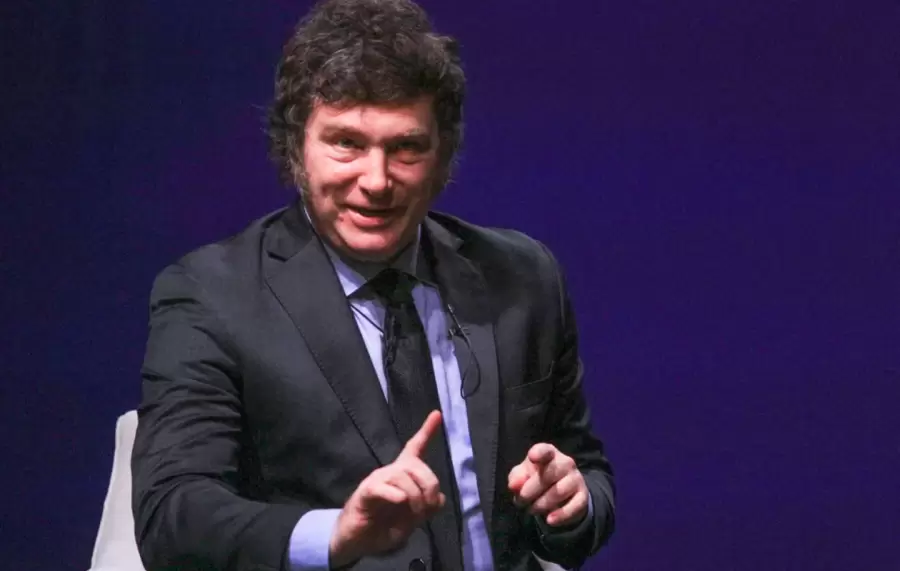 Javier Milei y sus reacciones en redes sociales.