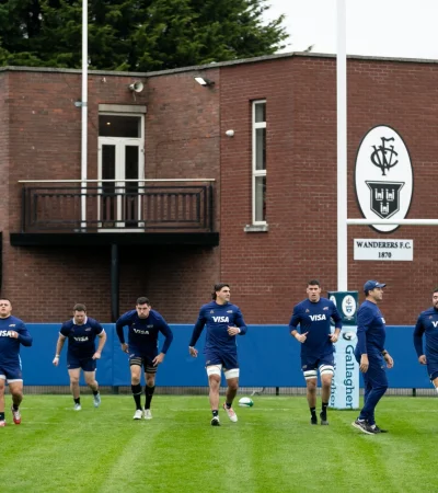 El equipo argentino se entrenó en Dublin