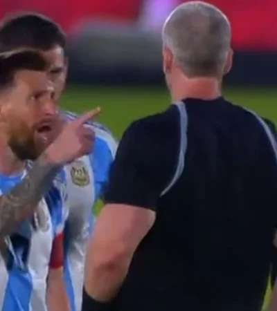 La fuerte recriminación de Leo Messi a Anderson Daronco: "Sos un cagón".