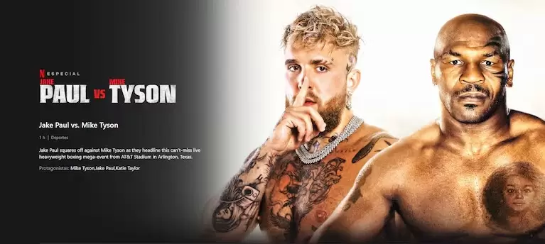 La pelea se podrá ver en Netflix.