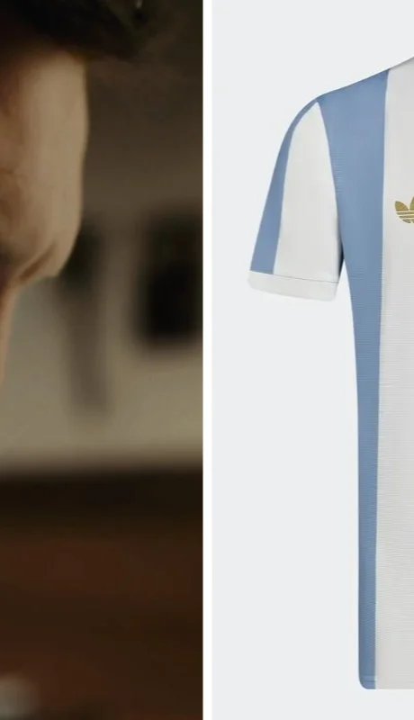 Edición especial de la camiseta de la Selección argentina.