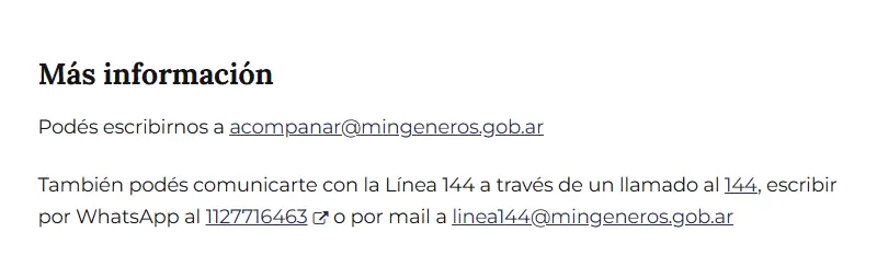 Toda la información publicada en el sitio web