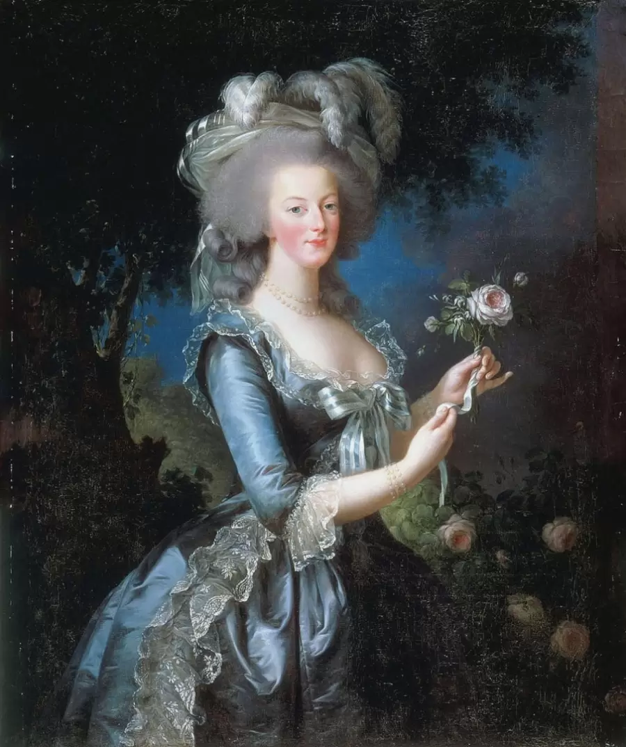 María Antonieta, Cuadro de Marie-Louise-Élisabeth Vigée-Lebrun - Versailles,