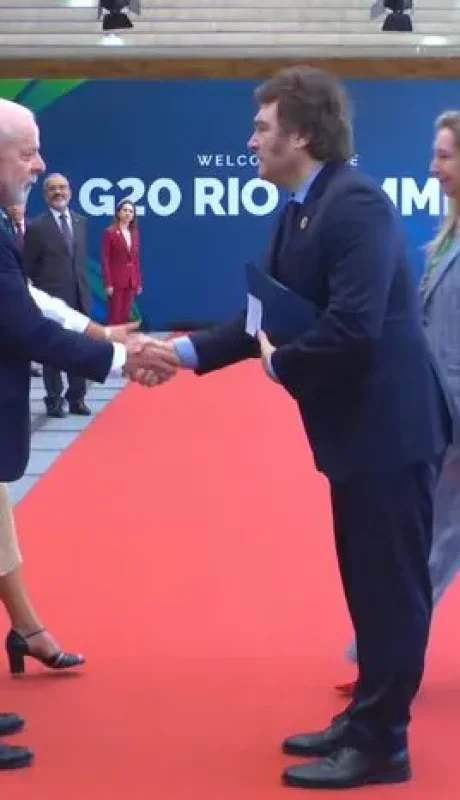 Lula recibió a Javier Milei.