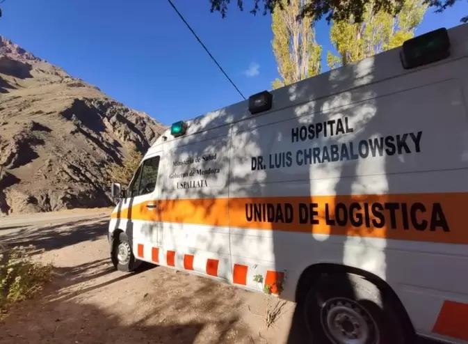 Unidad de transporte de emergencias médicas del hospital más alto sobre el nivel del mar de Argentina.