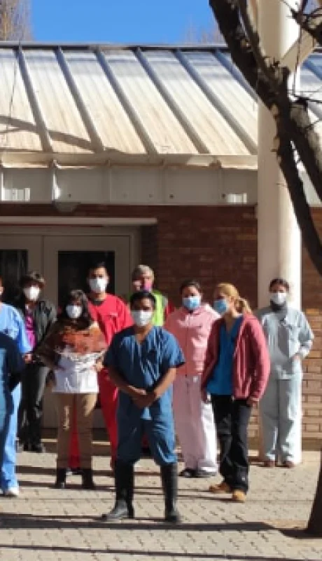 El Hospital Chrabalowski de Uspallata se localiza a unos 1.800 metros sobre el nivel del mar.