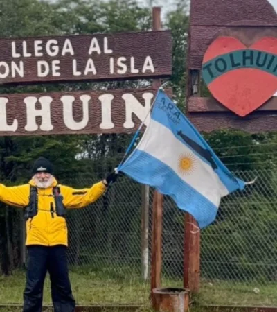 Guillermo Tibaldi unió Mar del Plata con Puerto Almanza.