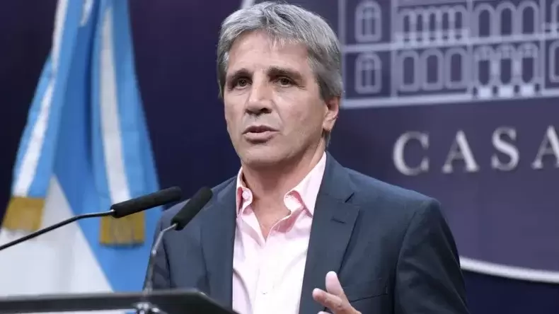 Luis Caputo, ministro de Economía.