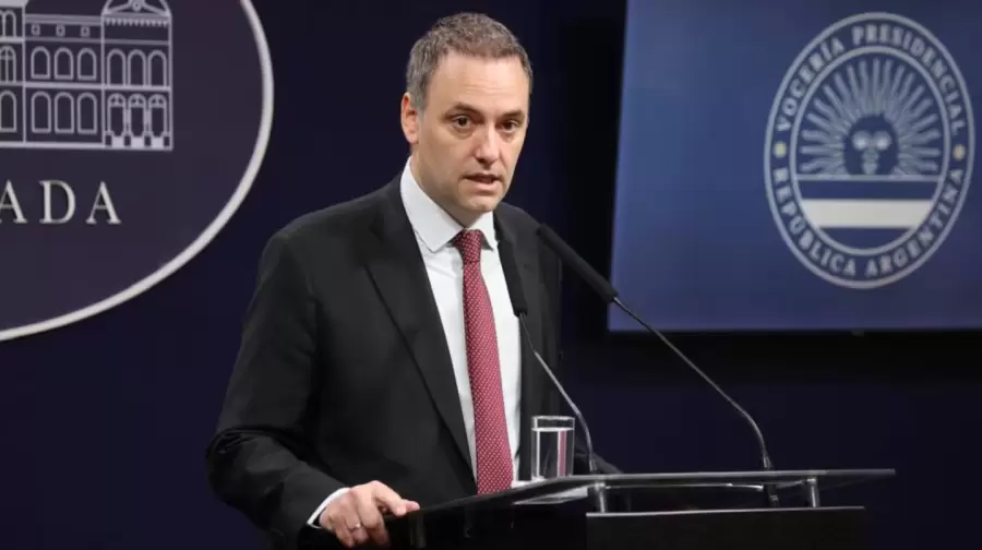 Manuel Adorni, vocero presidencial.