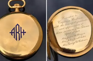 Subastaron el reloj de oro de quien rescató a los sobrevivientes del Titanic: el precio es exorbitante