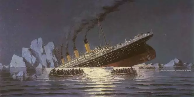 Una imagen ilustrativa de la Tragedia del Titanic.
