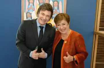 Milei se reunió con Georgieva para analizar el programa económico
