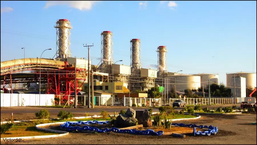 Gas Atacama, en Mejillones (Chile).