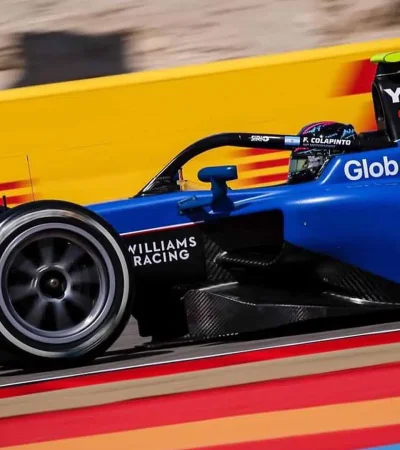 El auto oficial en el que corrió el piloto argentino en este 2024.