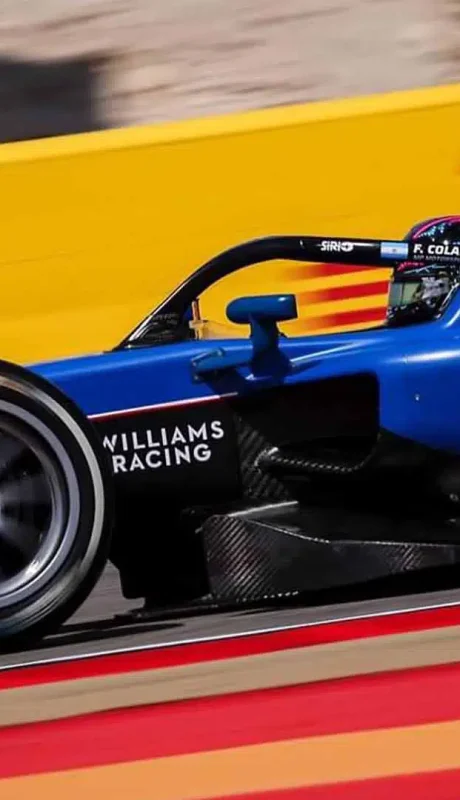 El auto oficial en el que corrió el piloto argentino en este 2024.