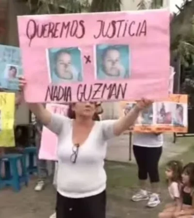 La familia de la víctima salió a la calle para pedir justicia. (Gentileza: Crónica)