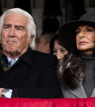 Luciano Miguen en el palco de la Rural