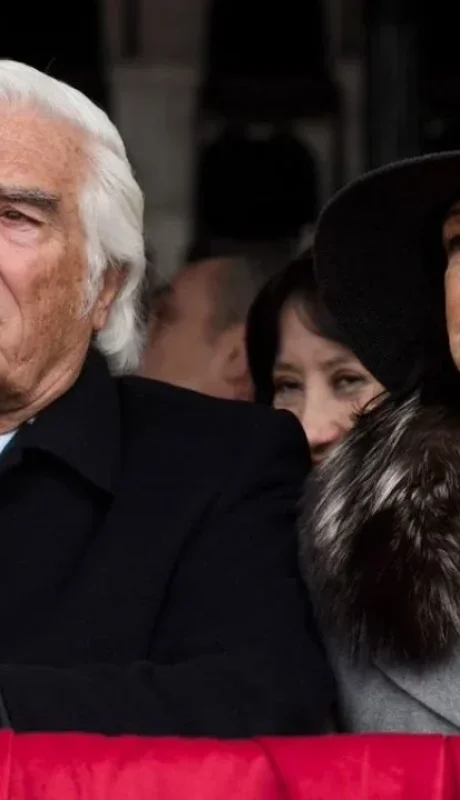 Luciano Miguen en el palco de la Rural