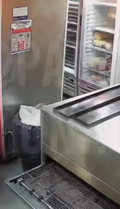 Captura de video del momento en el que se produjo el ataque.