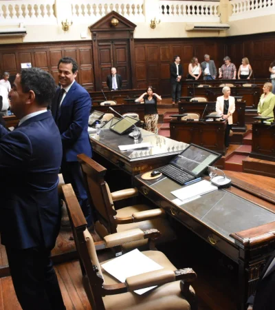 "Si pretendemos ser una provincia con tránsito hacia el exterior, hay que ponernos de acuerdo cuanto antes" (G. Vicchi)