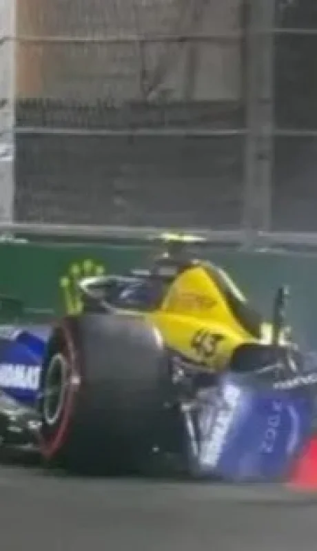 El accidente de Franco Colapinto/ Foto Captura de pantalla de video