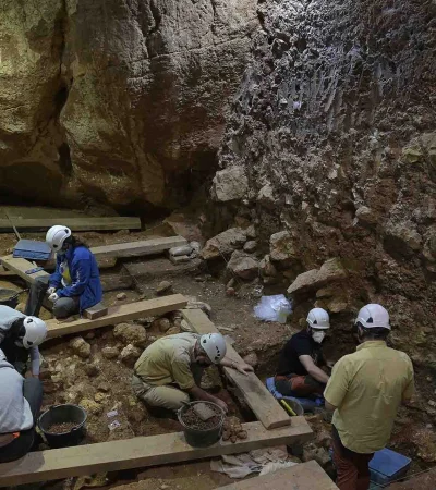 El terrorífico hallazgo se realizó en la Sima de los Huesos de Atapuerca (Burgos, España). Fuente: archivo web.