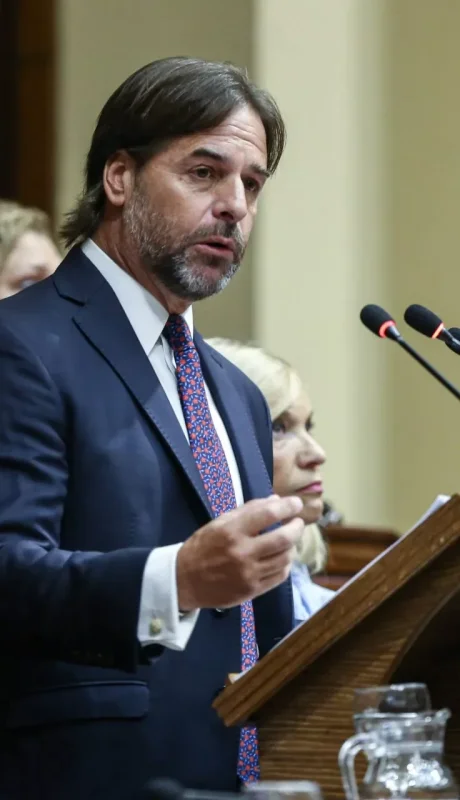 Luis Lacalle Pou, presidente saliente