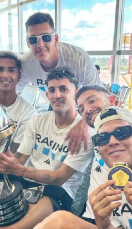 Racing celebra la Copa Sudamericana