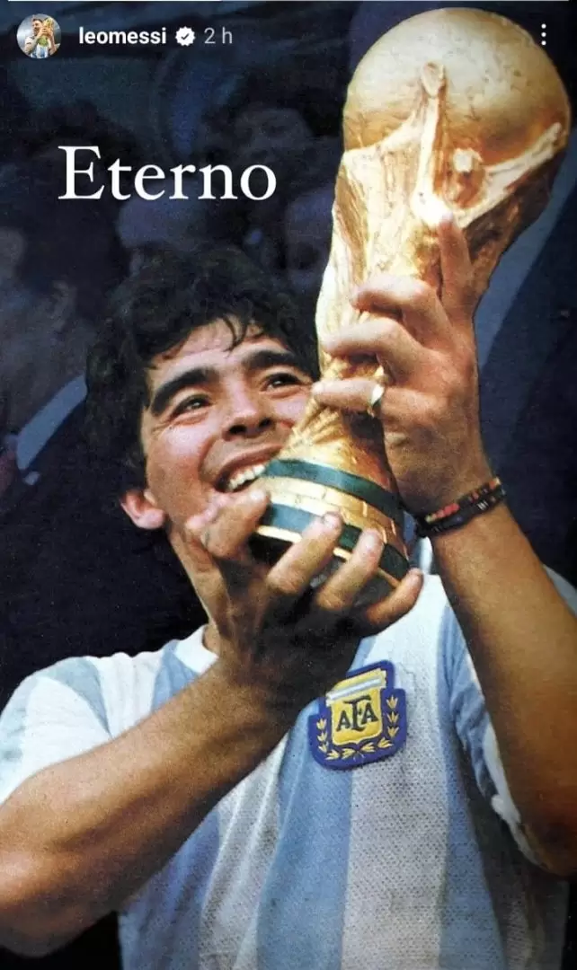 Posteo de Leo en Instagram.