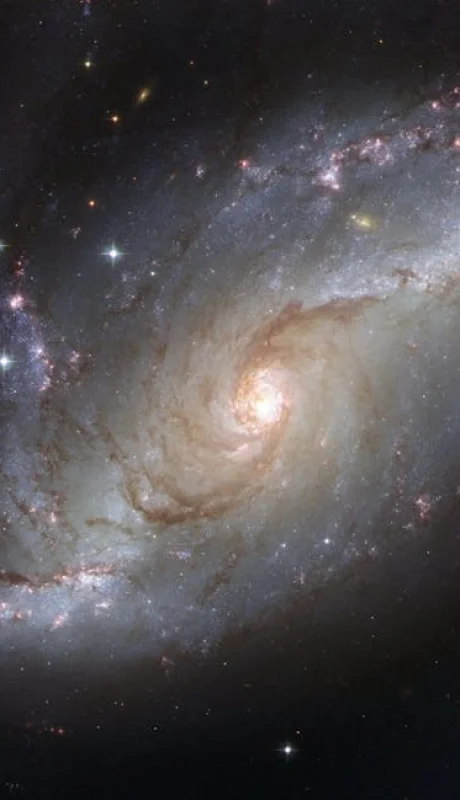 Fondo De Pantalla De Galaxia Gris Y Negro