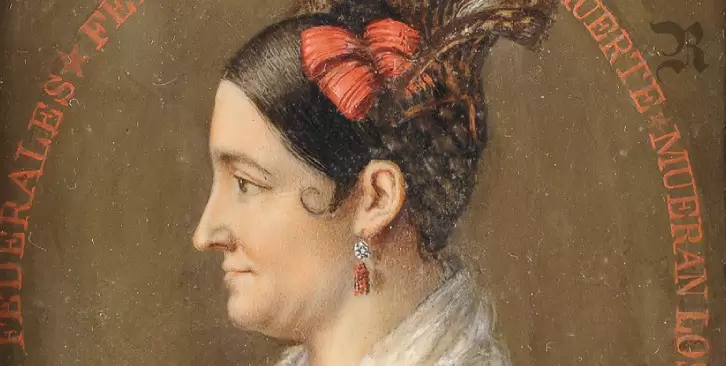 Encarnación Ezcurra, esposa de Juan Manuel de Rosas,