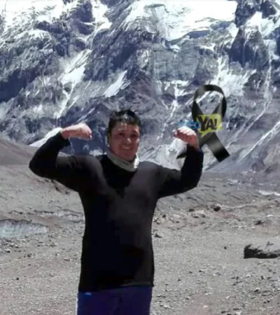 Este miércoles se conoció la triste noticia de que falleció el andinista de 35 años.