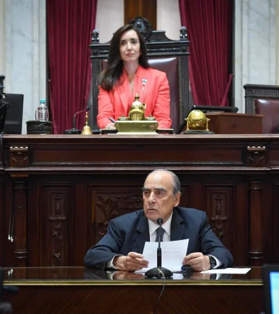 Guillermo Francos en el Senado