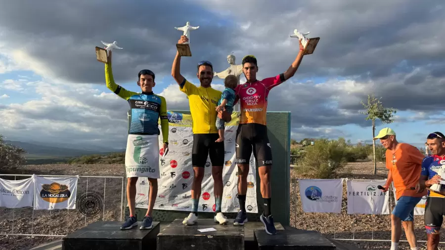El podio de la tercera etapa
