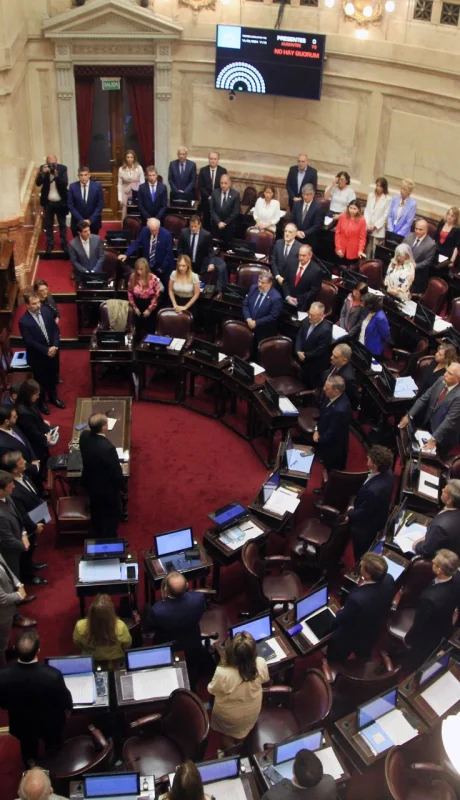 El Senado debate los temas que se tocarán el jueves.